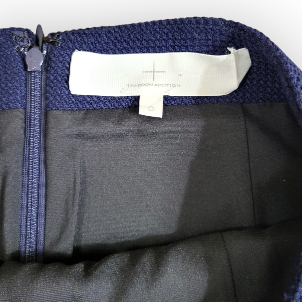 Thakoon Addition Textured Abstract Modern Blue Gr… - image 4